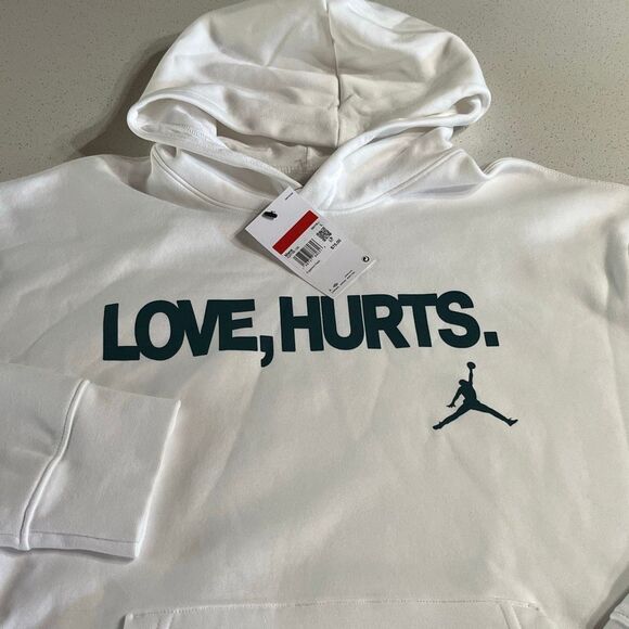Jordan Other - Jordan Jalen Hurts Love Hurts Hoodie Mens L White Eagles IQ3758-100 NWT